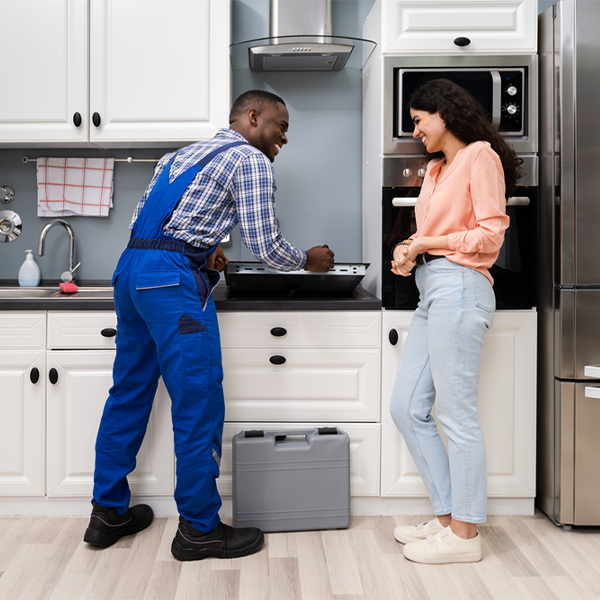 can you provide an estimate for cooktop repair before beginning any work in Harrisville